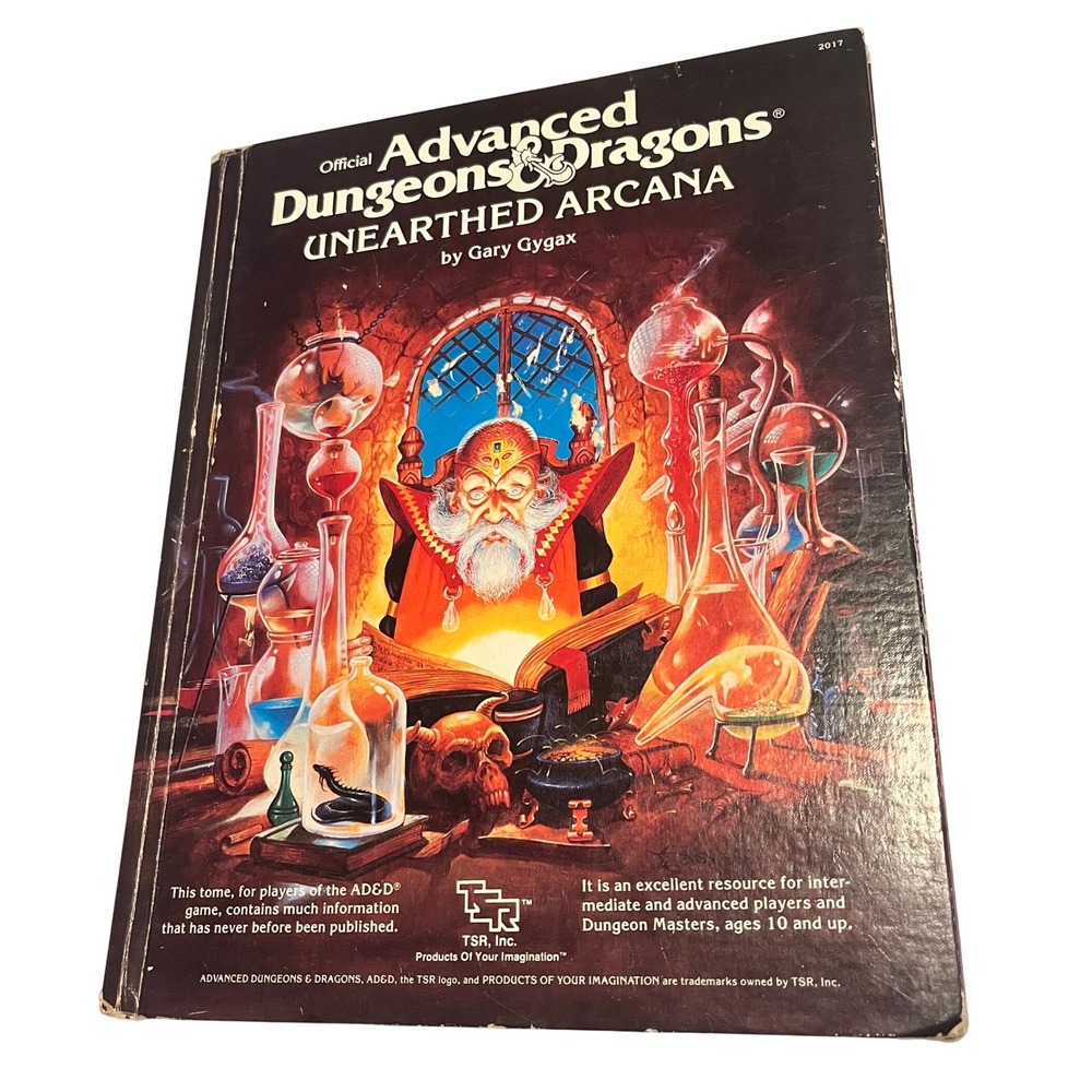 Advanced Dungeons‎ & Dragons Unearthed Arcana AD&D 1st Edition TSR 1985
